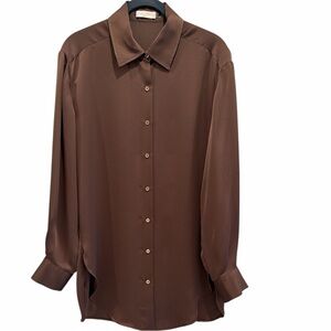 Ramy Brook “Kolby” button front blouse